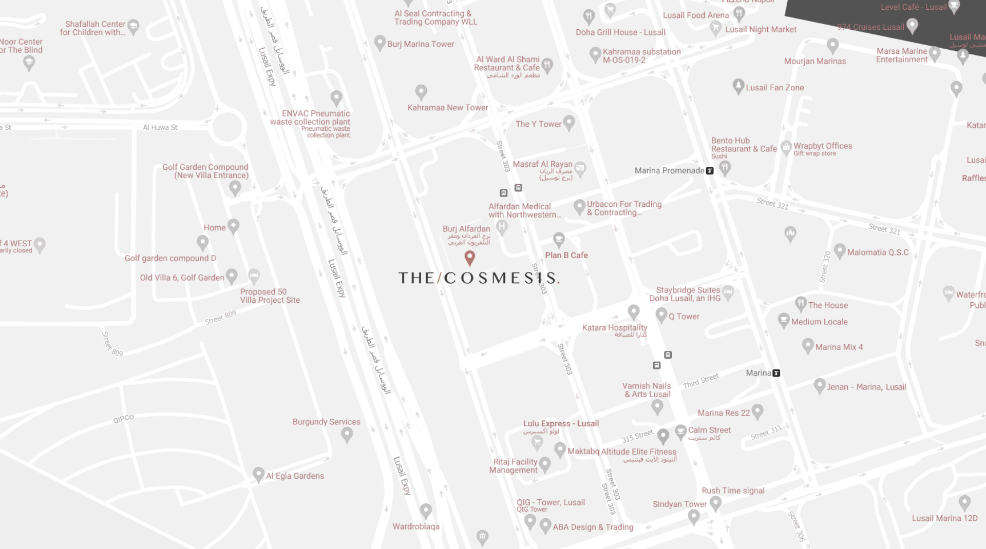 Cosmesis Map 2023